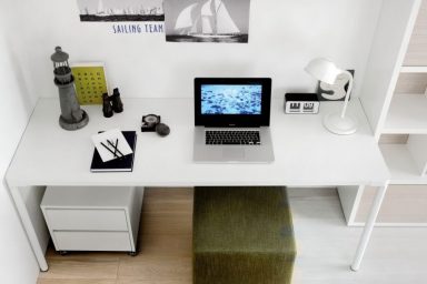 2012 Cool White Study Desk Design