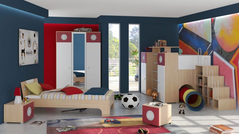 A Spacious Kids Bedroom Design Ideas