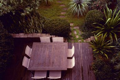 Awesome Backyard with Outdoor Dining Table