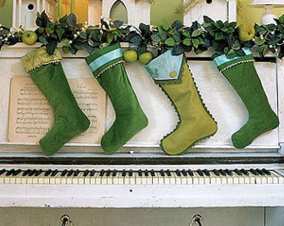 Awesome Green Christmas Sock Decorations