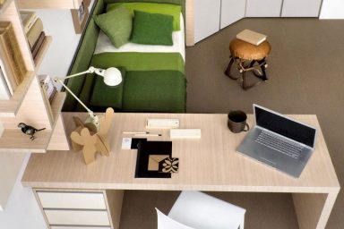 Beech Study Desk Furniture Design