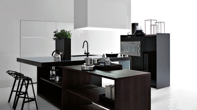 Best Black and White Modern Kitchen 2012