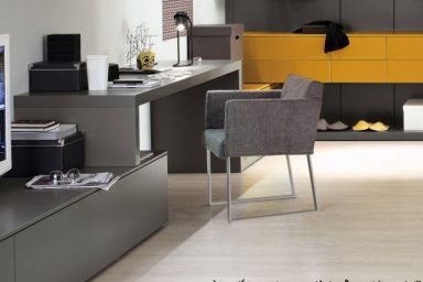 Grey Yellow Furniture For Study Room Ideas