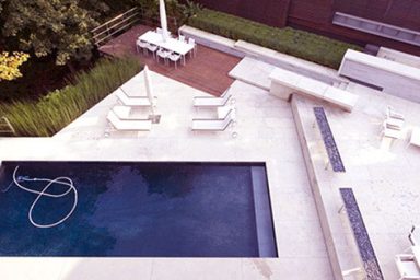 Luxury Pool with Sun Deck Bird View
