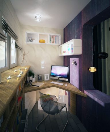 Modern Mac Corner Desk Design