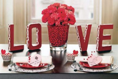 Beautiful Valentine’s Day Table Decoration Ideas