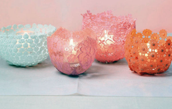 Beautiful and Romantic Valentine Candle Cover