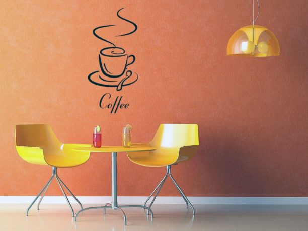 Enjoyed Room with Coffee Vinyl Wall Decal