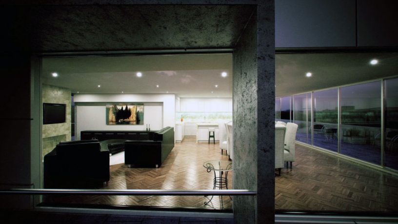 Minimalist Open Plan Livingroom Decor