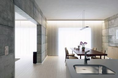 Modern Kitchen and Diner in One Space