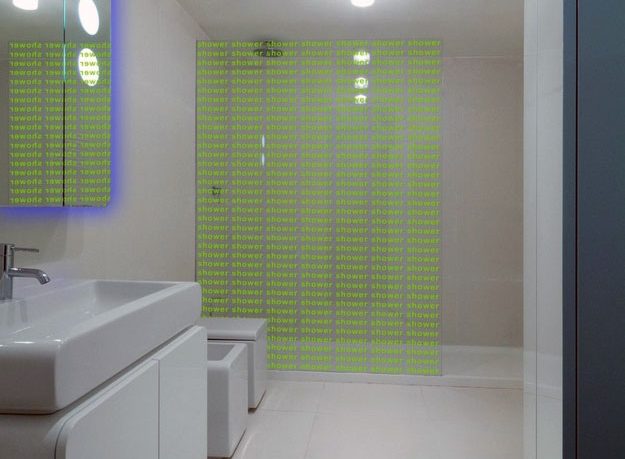 Modern Neon Wet Room Design