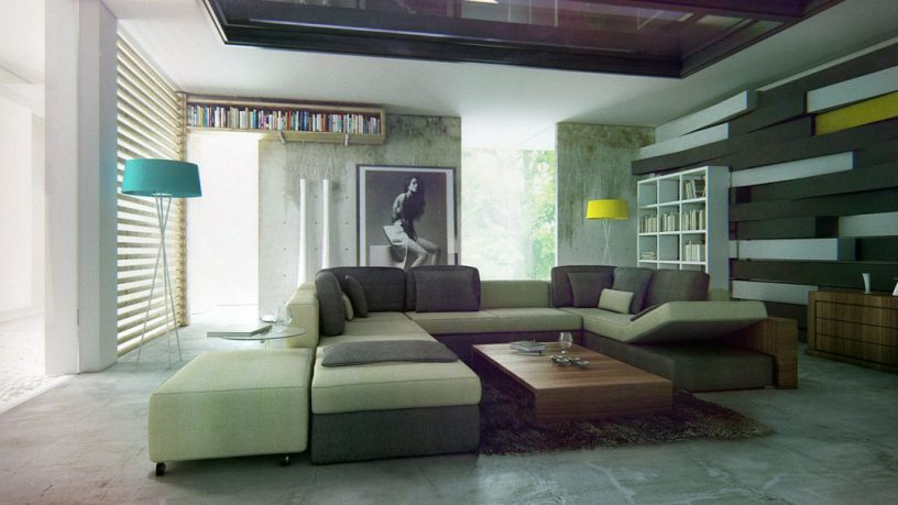 Modern Sectional Sofa Design Living Room