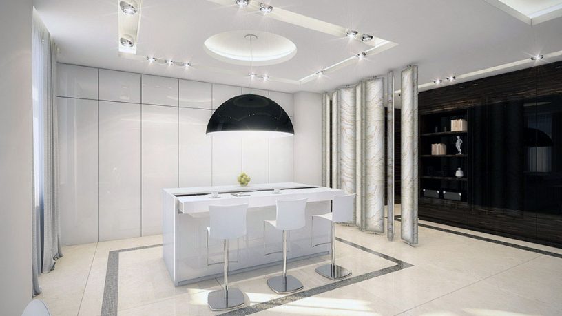 Modern White Kitchen Countertop Ideas