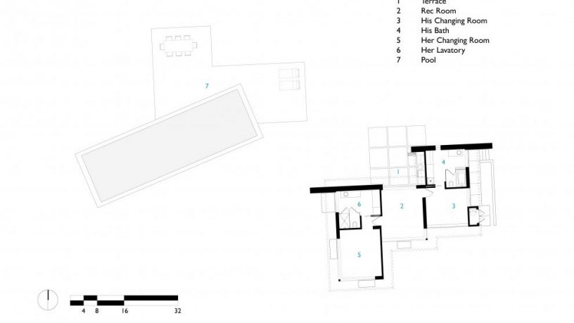 Sketch of Pool Cbana Carpinteria Foothills Residence