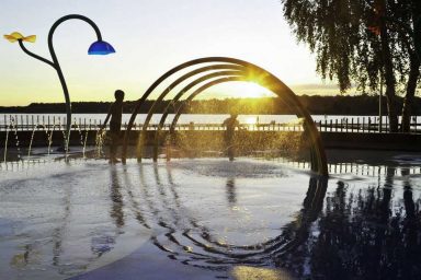 Amazing Sunset View Water Playground