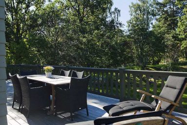 Beautiful Lounge Terrace with Garden View