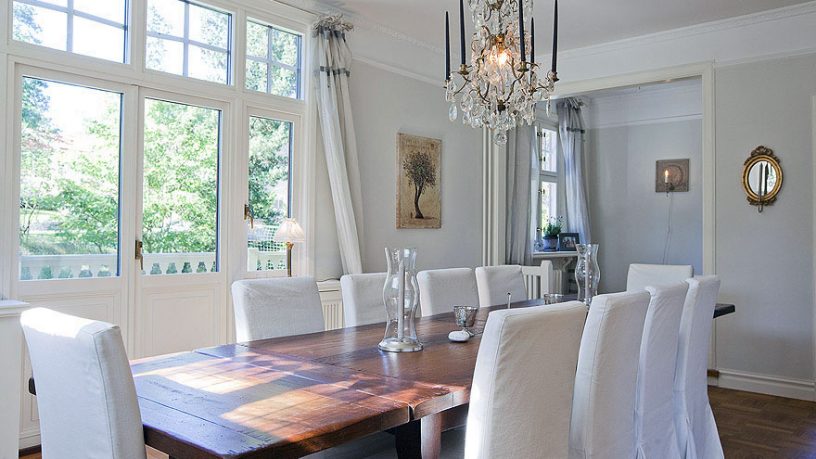 Beautiful Large Dining Table For Ten
