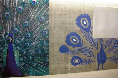 Beautiful Peacock Wall Art Design