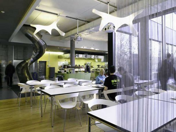 Clean Google Zurich Restaurant Design
