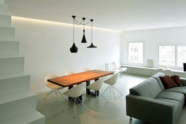 Minimalist Apartment Interior in Amsterdam