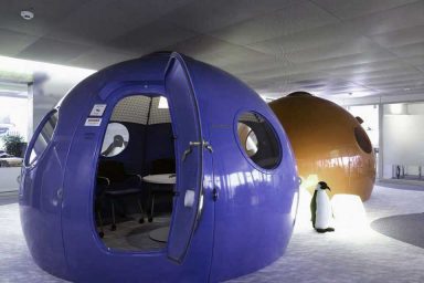Informal Meeting Room with Igloo Design