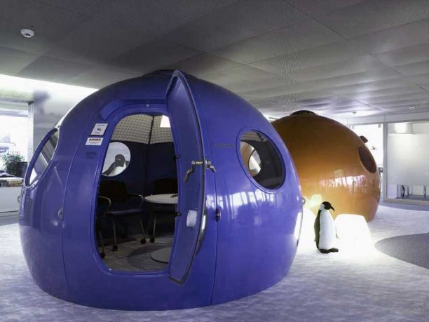Informal Meeting Room with Igloo Design
