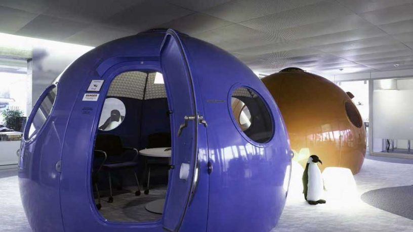 Informal Meeting Room with Igloo Design