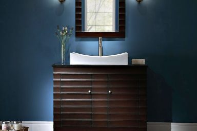 Modern Wooden Sink Cabinet Design