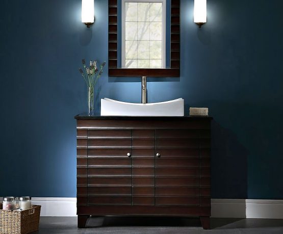 Modern Wooden Sink Cabinet Design