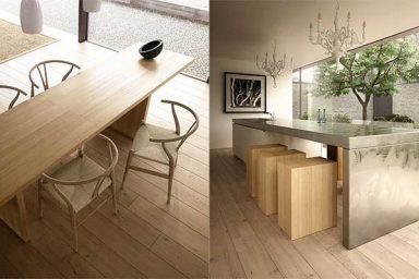 Neutral Beech Dining Rooms Design