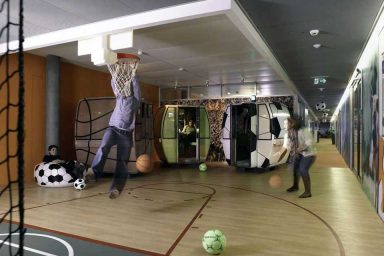Small Basketball Court in the Office