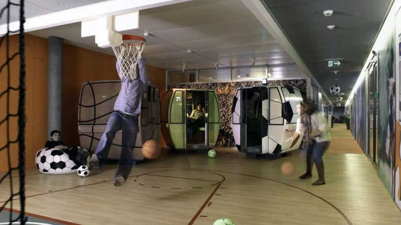 Small Basketball Court in the Office