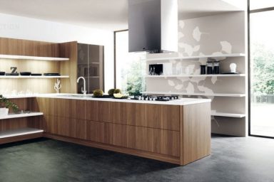 Wood Slab Countertops Modern Kitchen