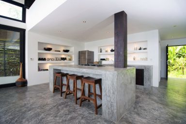 Concrete Kitchen Island Design Villa