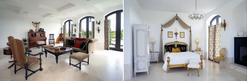 Luxury Castle Bedroom Living Room Design