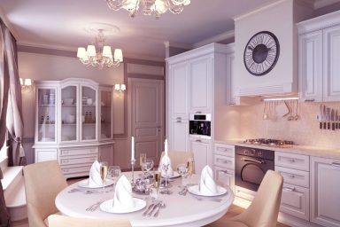 Luxury Apartment with a Traditional Interior Design