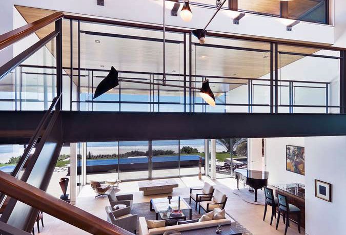 Modern Iron Stair Railings Design