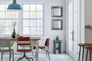 White Vintage Dining Room Style