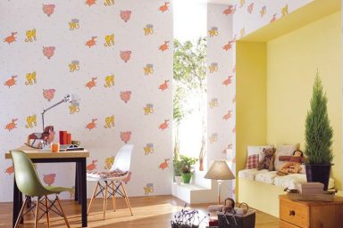 Cartoon Animal Themed Kids Room Ideas