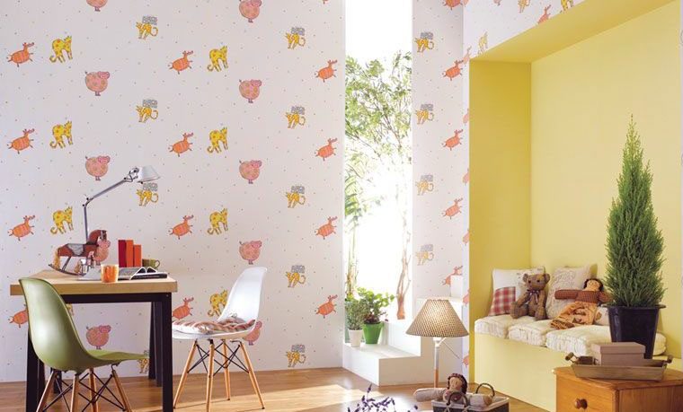 Cartoon Animal Themed Kids Room Ideas