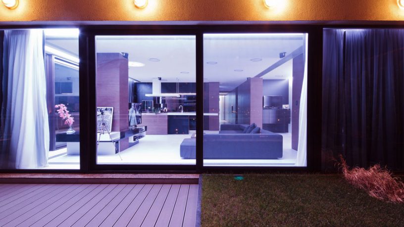 Contemporary Outside Space With Wood Deck