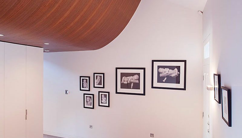 Cozy White Bedroom with Wood Furniture