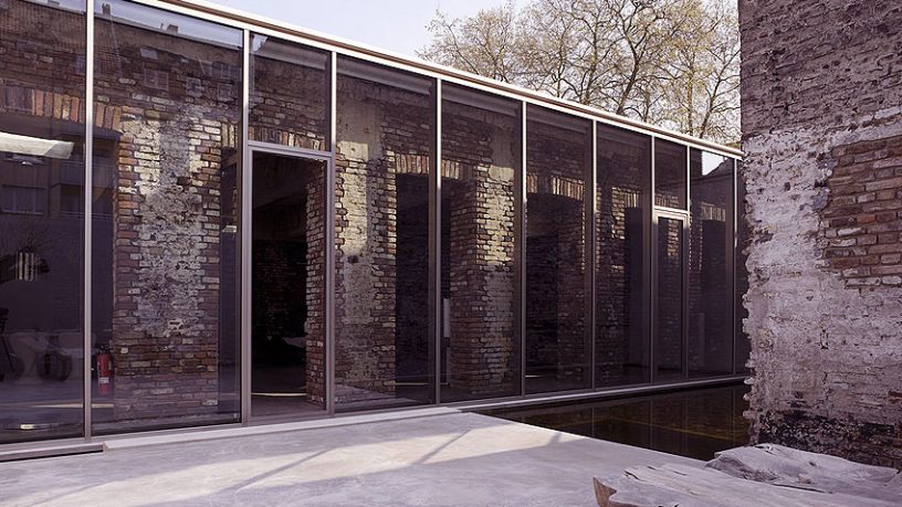 Home with Glass Wall Facade Glazed Extension Ideas