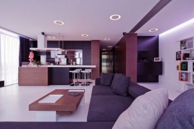 Modern Grey L Shaped Sofa Design