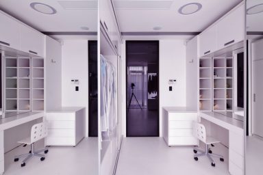 Modern White Dressing Room Design