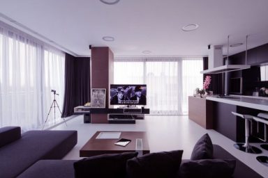 Open Plan Living Room Kitchen Apartment Ideas