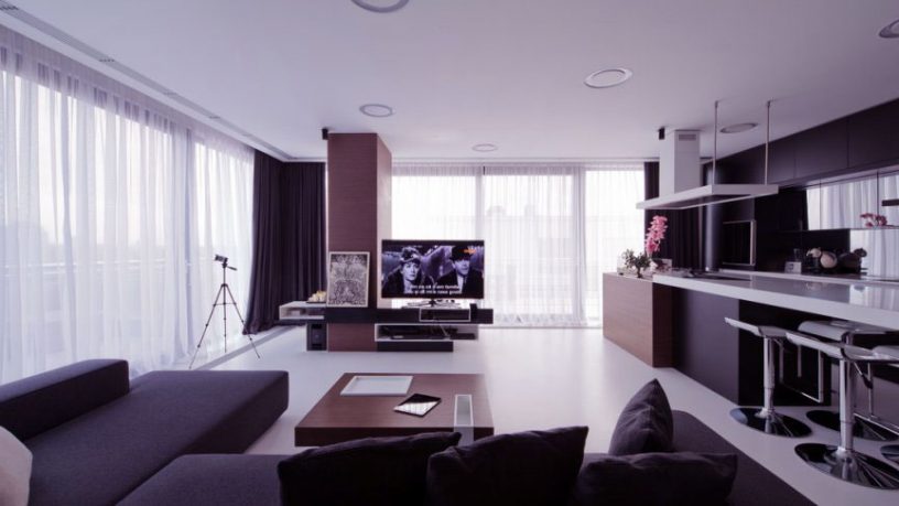 Open Plan Living Room Kitchen Apartment Ideas