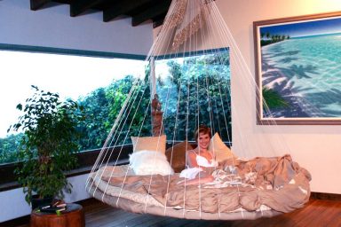 Unique Indoor Floating Bed Hammock Ideas