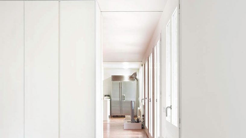 Elegant Hallway White Bonanova Apartment