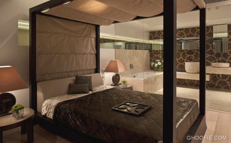 Suite Bedroom with Canopy Bed Ideas